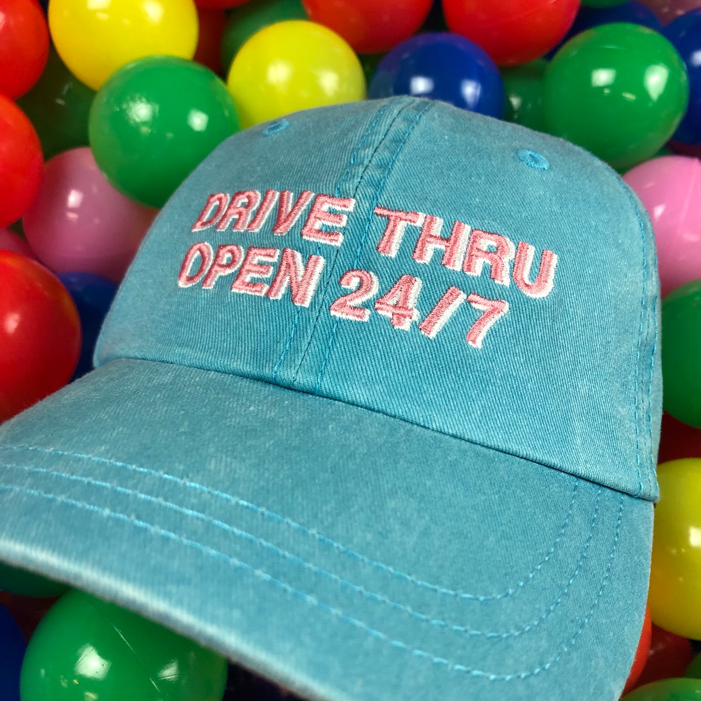 Drive Thru Open 24/7 Dad Hat