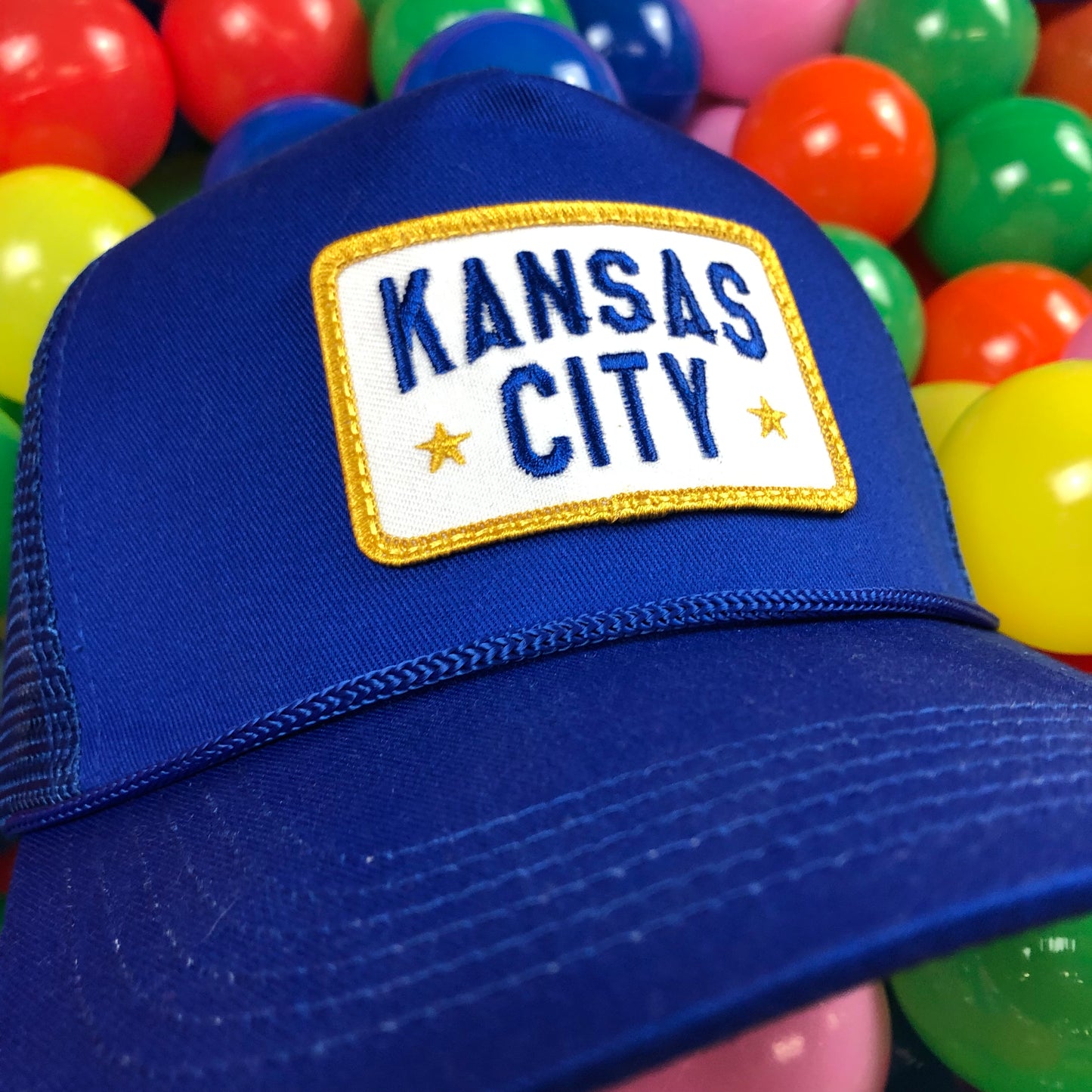 Kansas City Patch Twill Trucker Hat